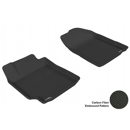 3D Maxpider TOYOTA CAMRY 2007-2011 KAGU BLACK R1 Floor Mat L1TY00411509